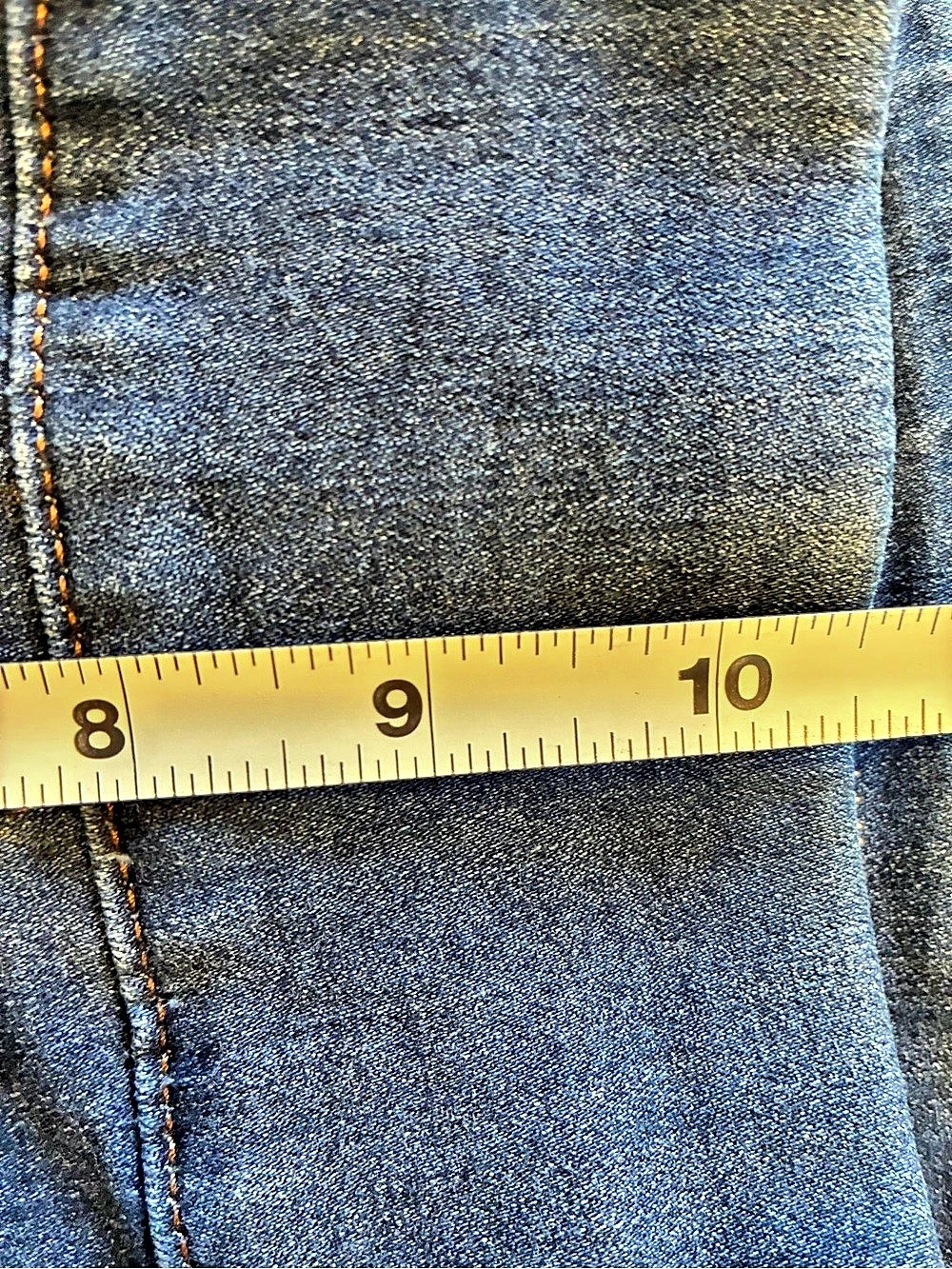 Chico's Perfect Stretch Pull On Jegging Ankle 0.5 Blue Ankle Jeans Size 0.5 Like - Picture 6 of 7